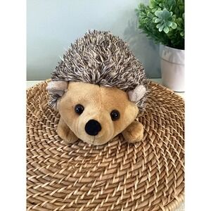 Wild Republic Hedgehog Plush Stuffed Animal Toy Brown Tan Woodland Creature 9"